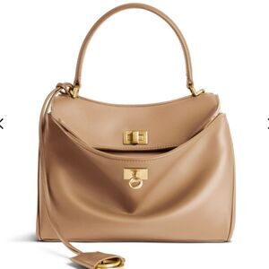Balenciaga  RODEO HANDBAG MINI IN LATTE NWT